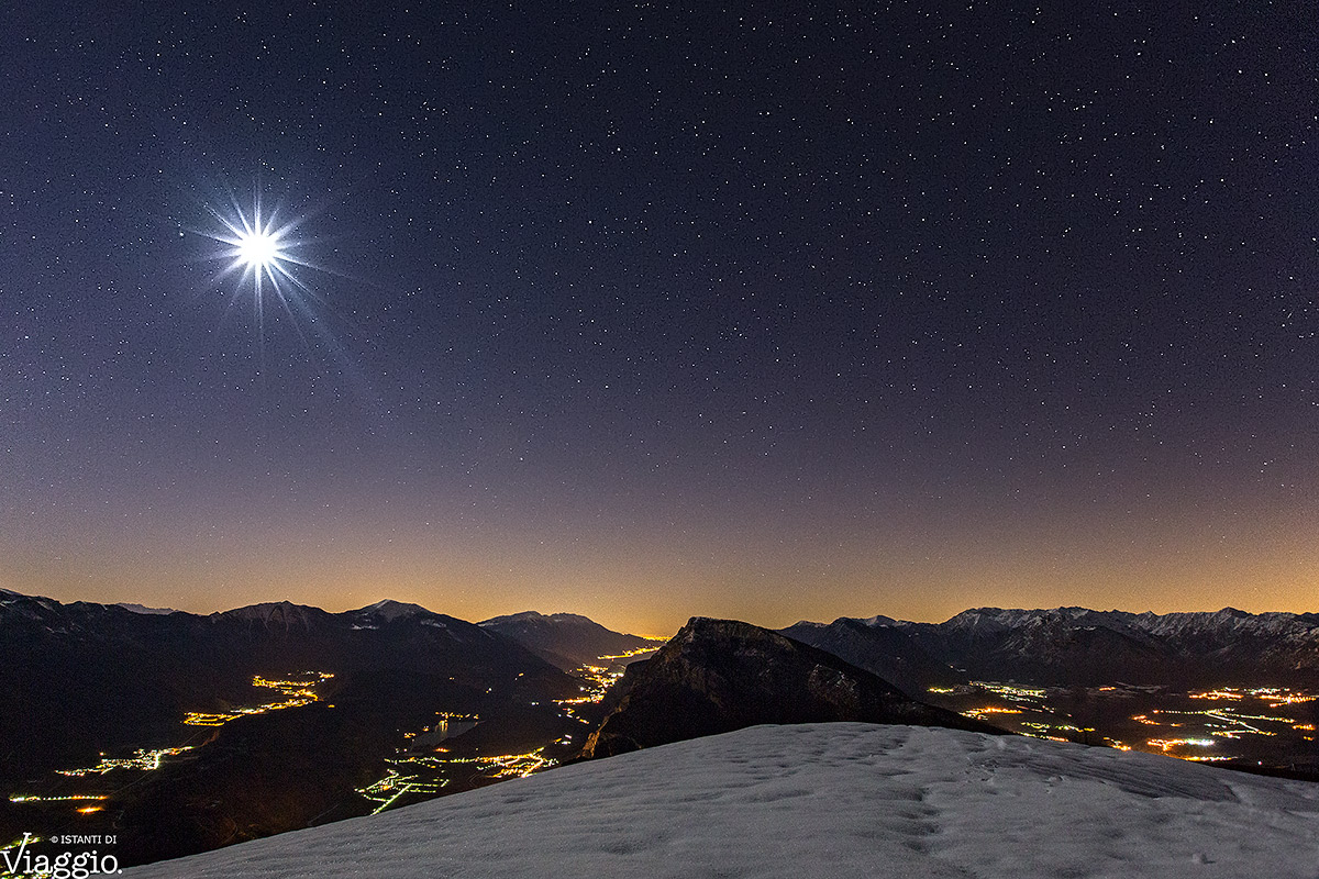 Notte sul Monte Gazza