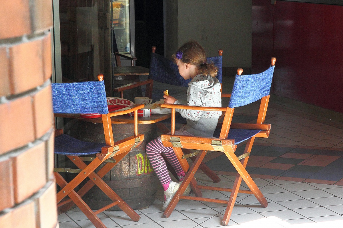 La sosta nel centro commerciale