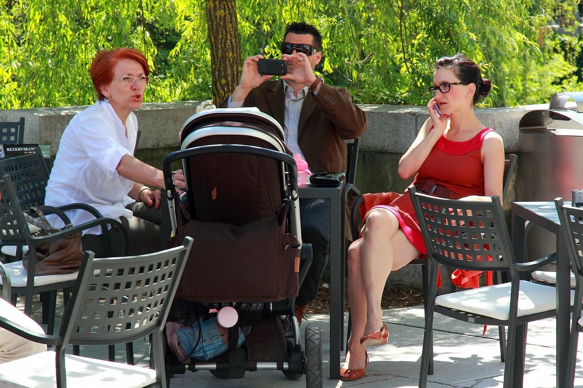 La sosta lungo il fiume