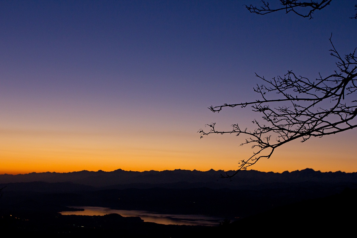 Varese at sunset