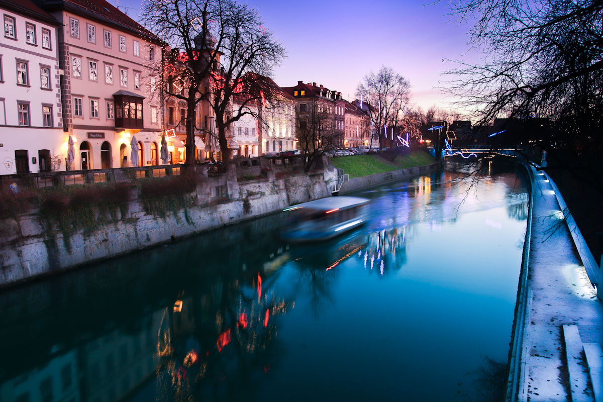 Lubiana - fiume Lubianiza - Slovenia