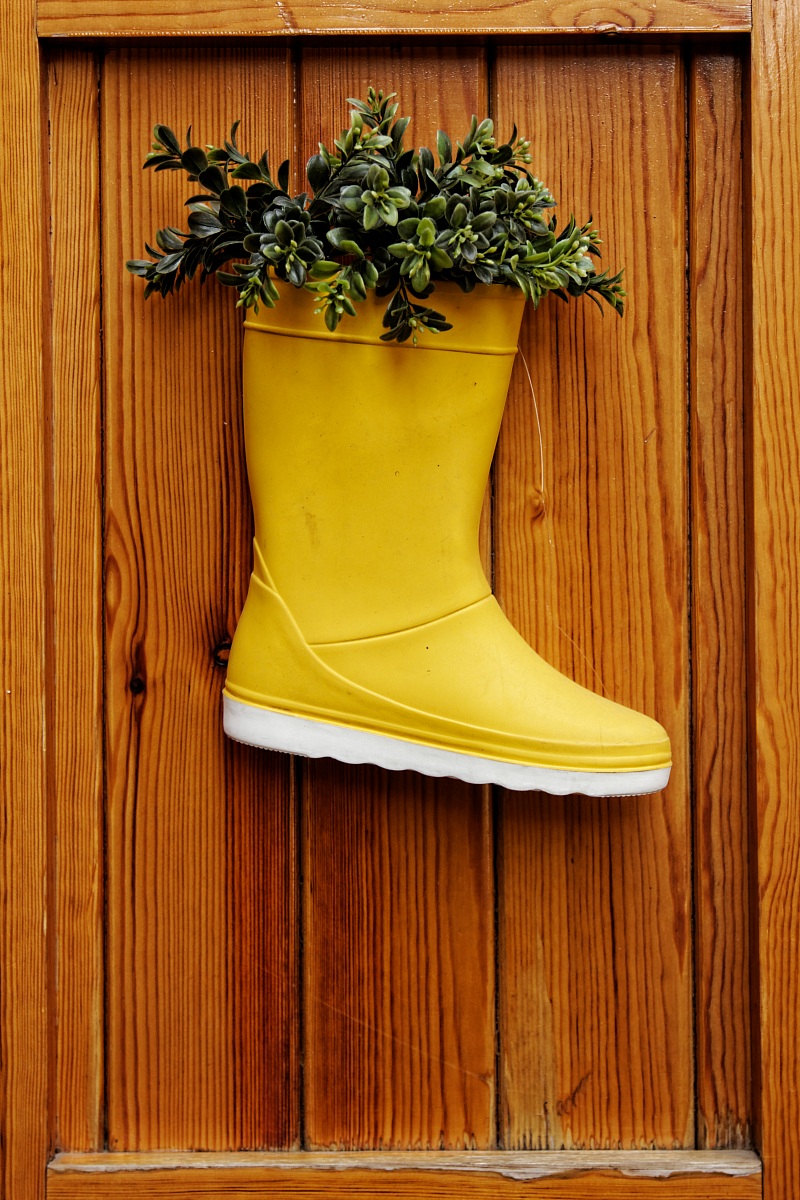 Yellow Rain Boot