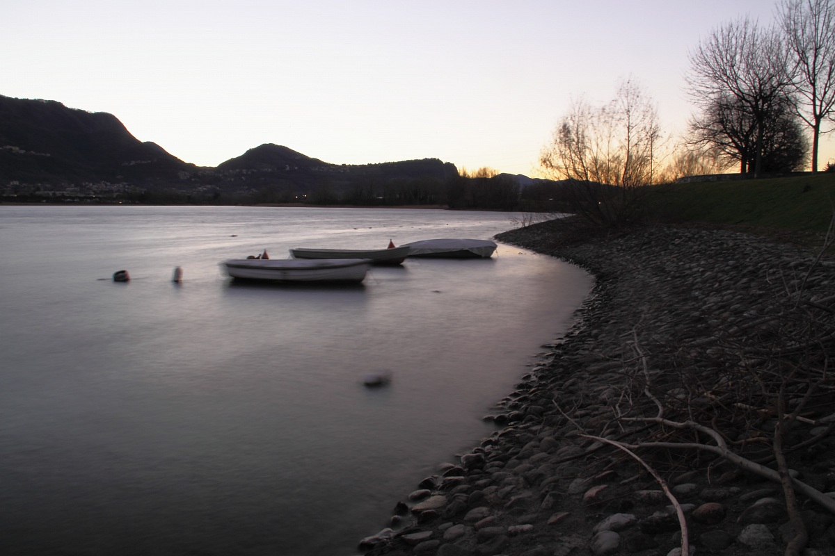 On the shores of the lake