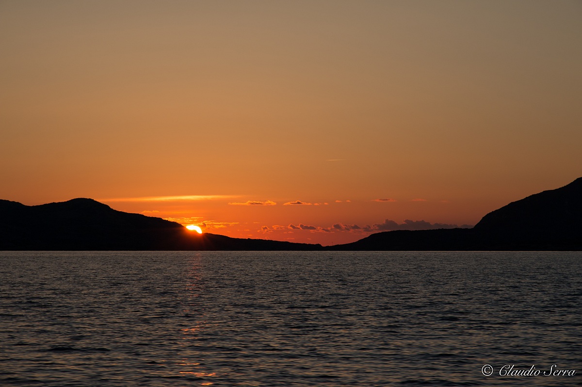 Cala Reale sunset