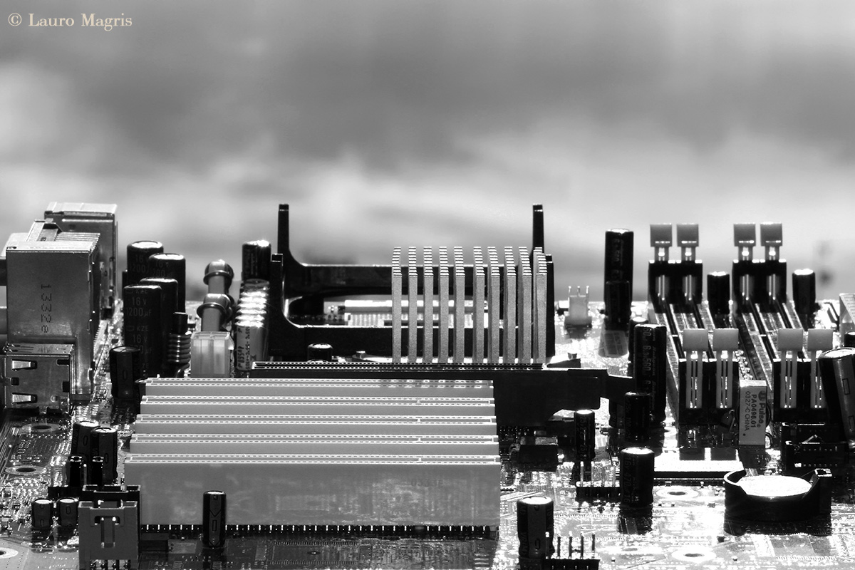 Metropolis : controluce in B&N