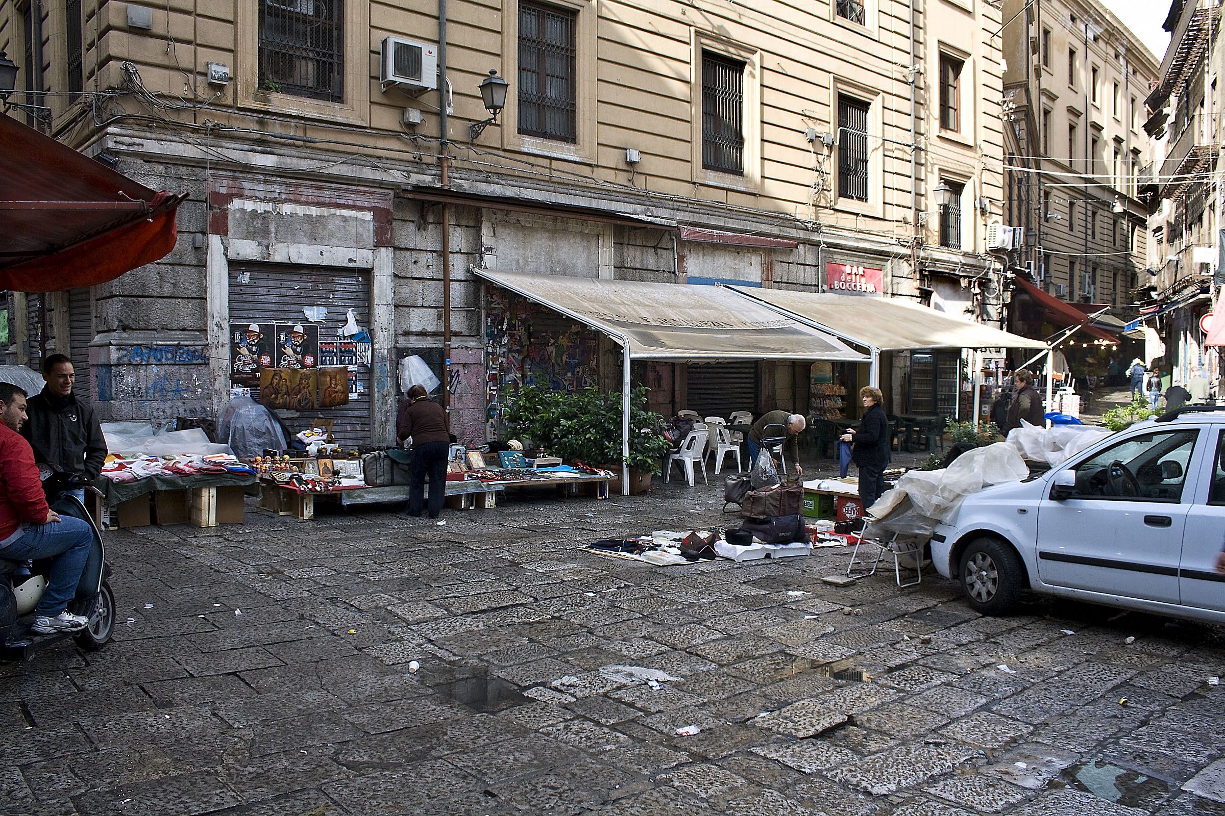 Vucciria Market - View of Piazza Caracciolo