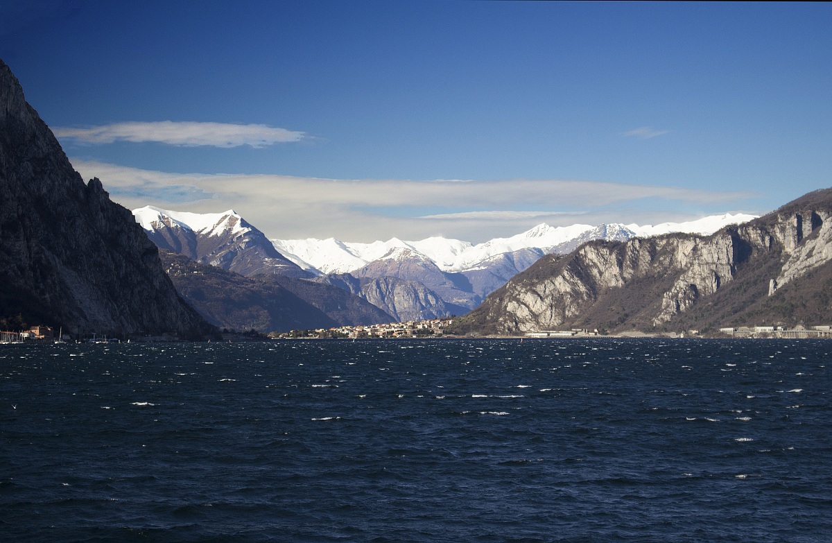 The bridge from the Bergamo Alps Malgrate