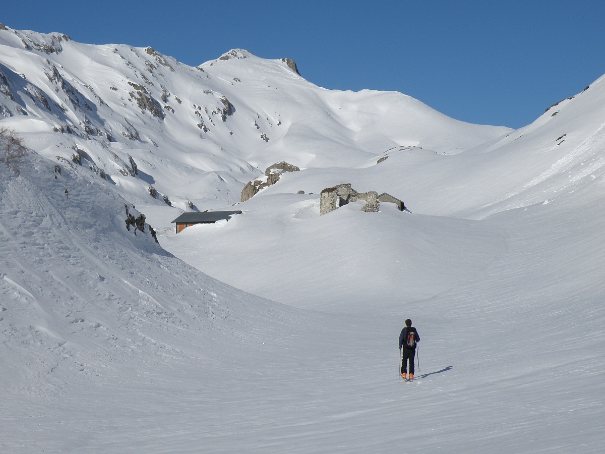 Monregalese verso cima Marguareis