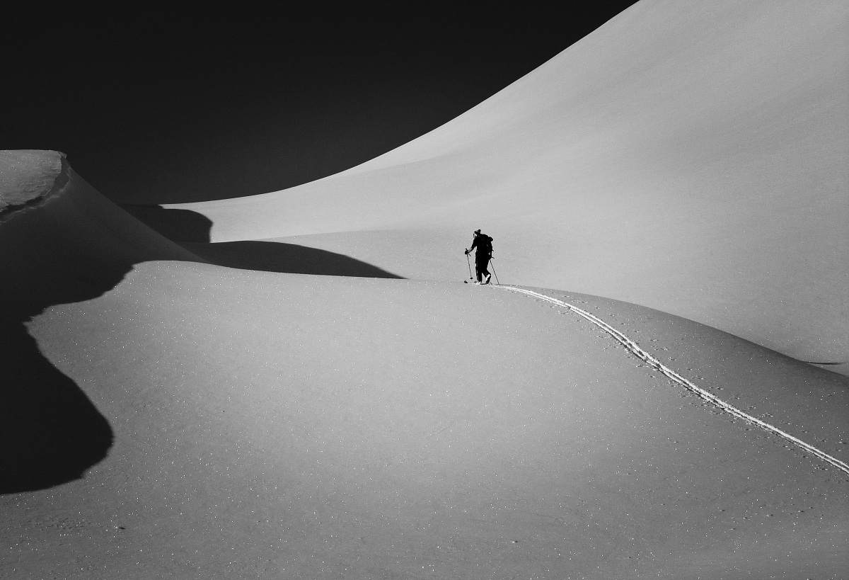 solo nelle dune del deserto