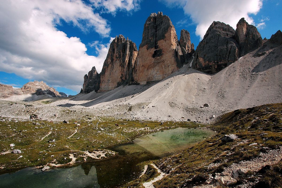 Three Peaks from the Shepherds Hut