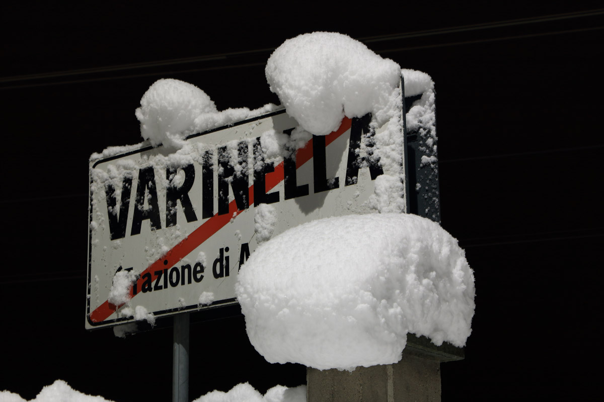 Varinella sotto la neve