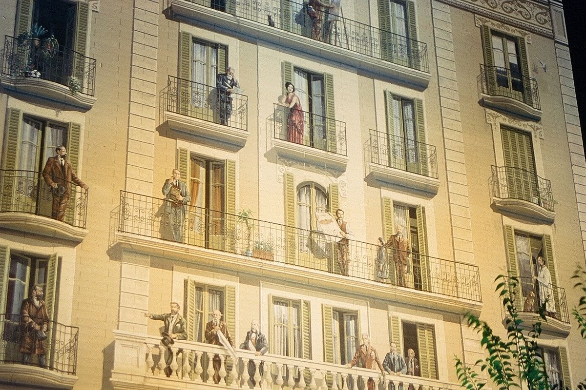 Finta facciata, Barcellona