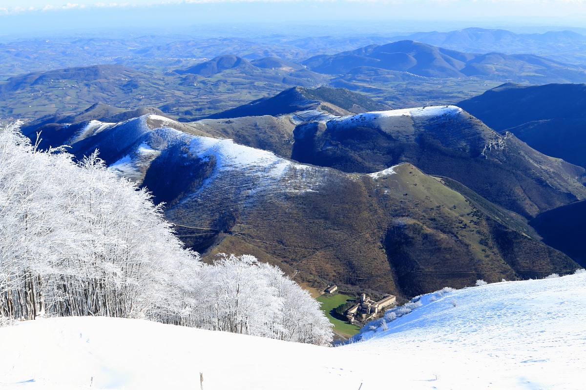 view from the mountain Catria