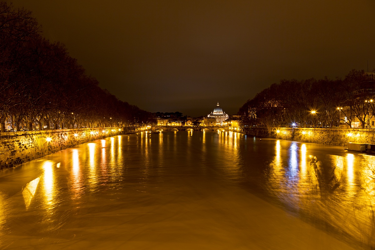 Tevere in piena 31/01/2014