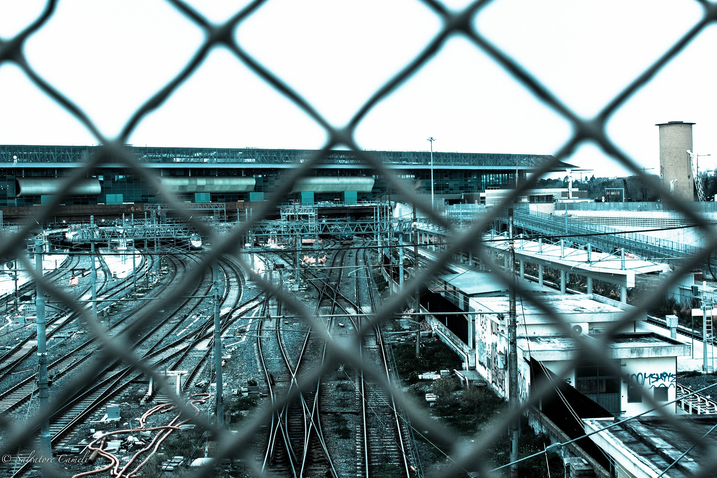 Towards the station ..