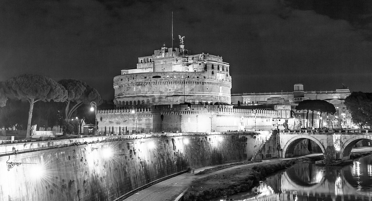 Castel Sant'Angelo B / W