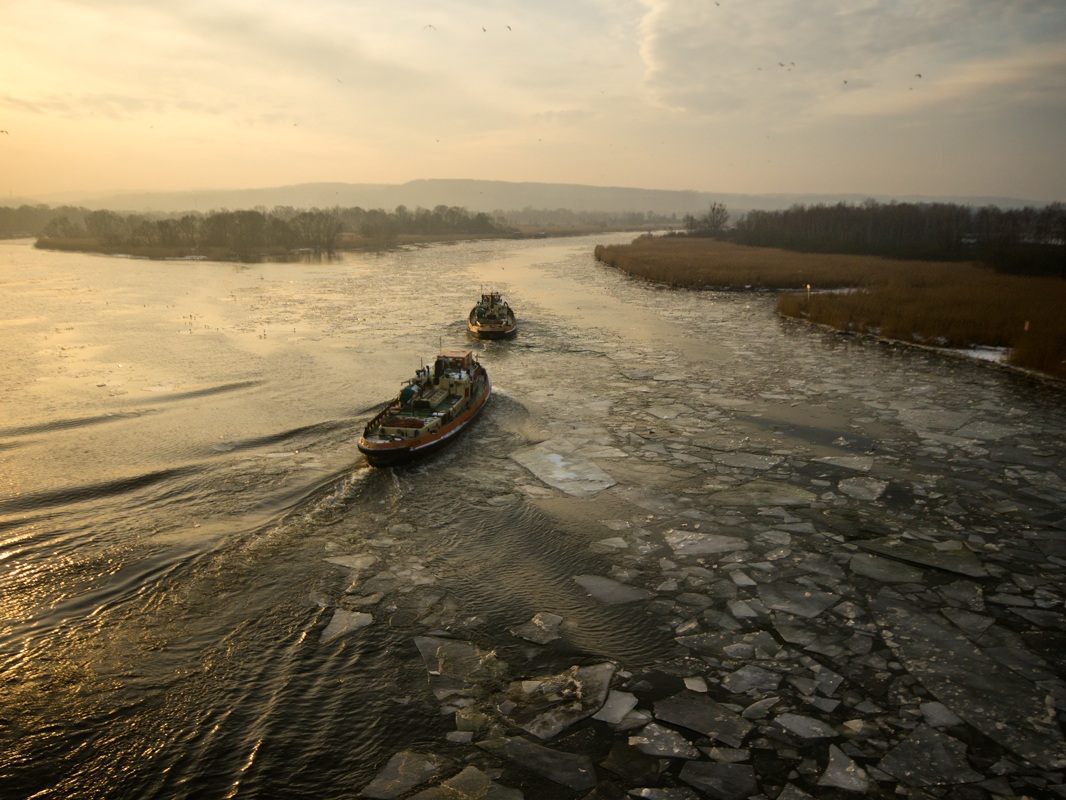 mattina sul fiume Odra