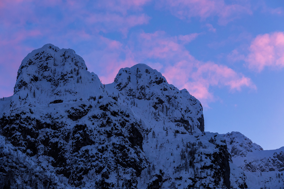 I colori del tramonto in Presolana...