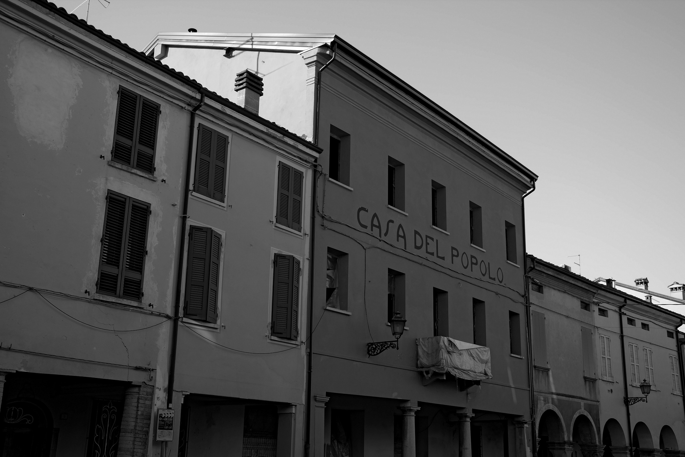 Don Camillo and Peppone the "people's house"