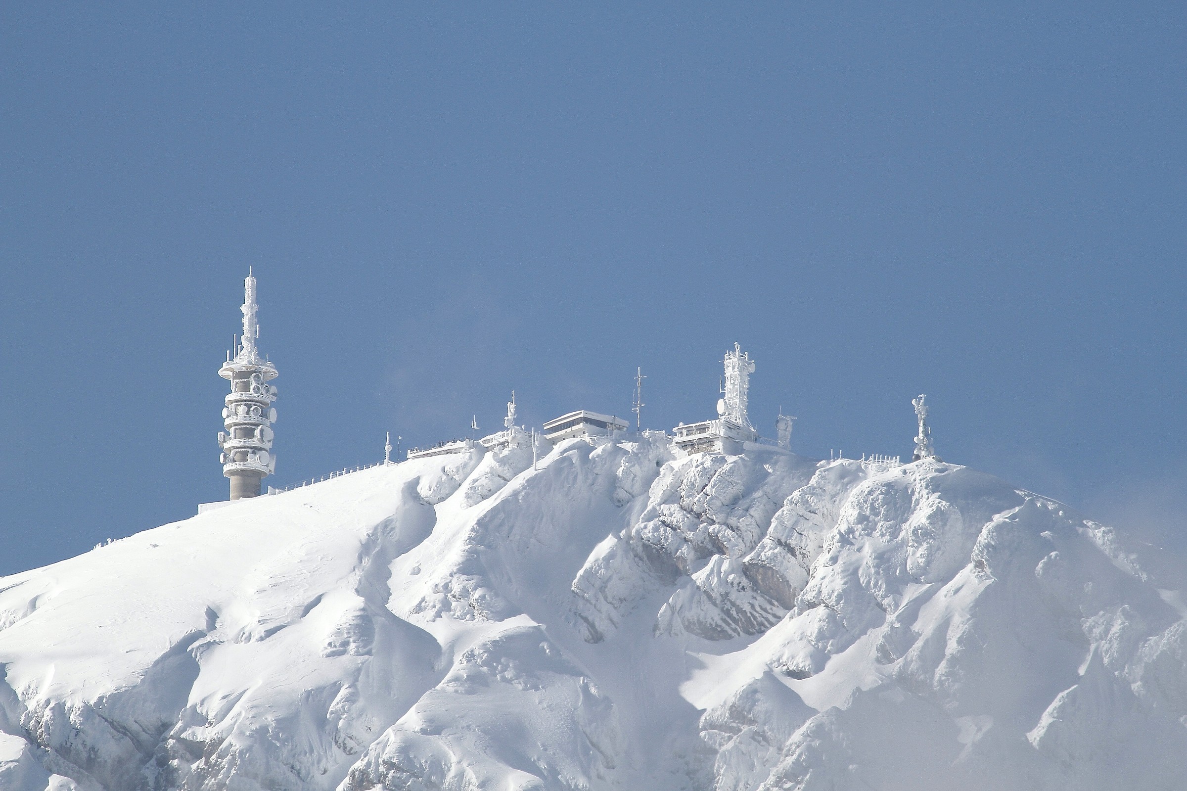 Monte Bondone dopo la nevicata....