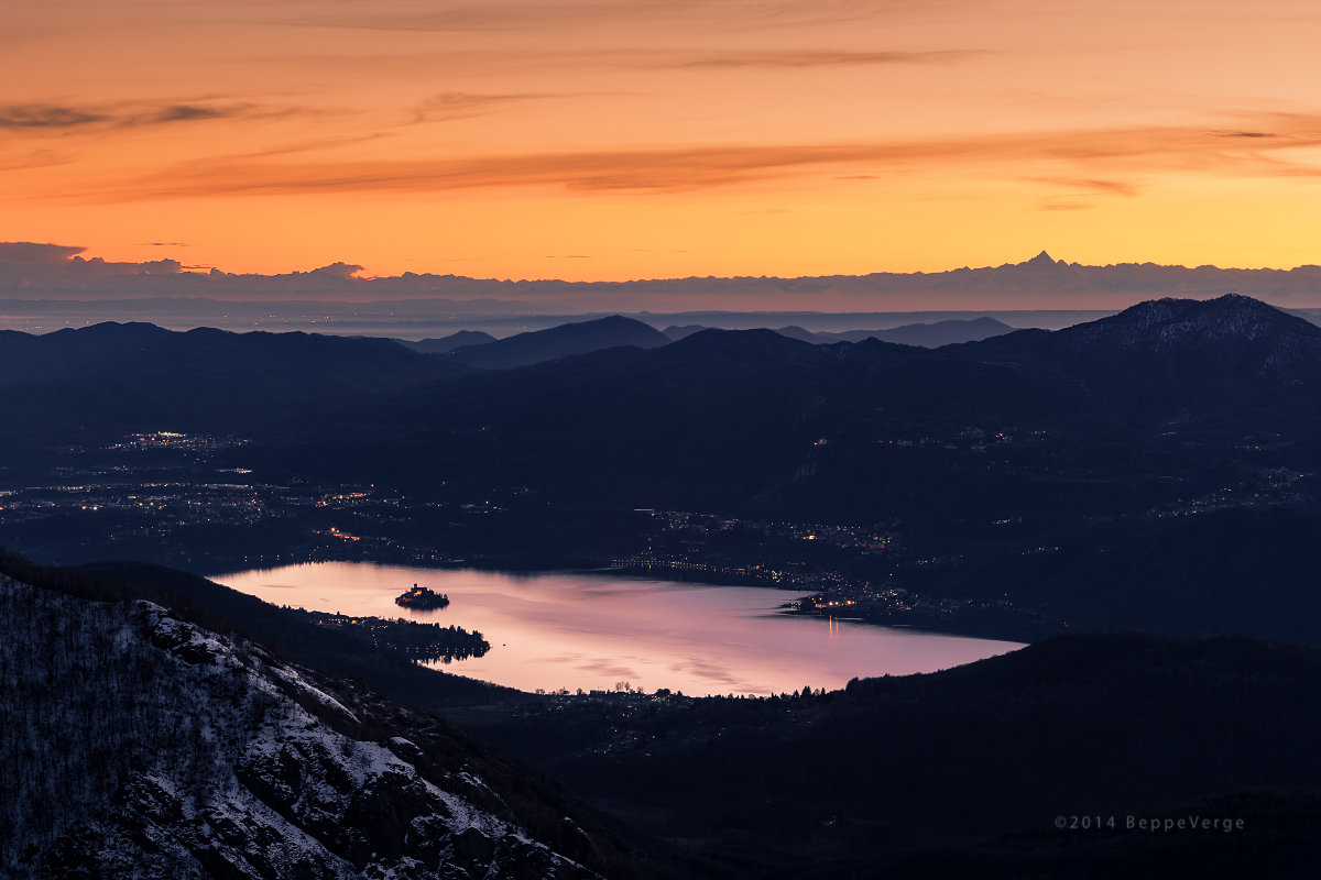 Sunset on Lake Orta
