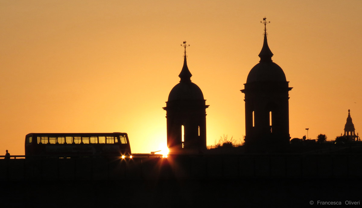 Sunset in London