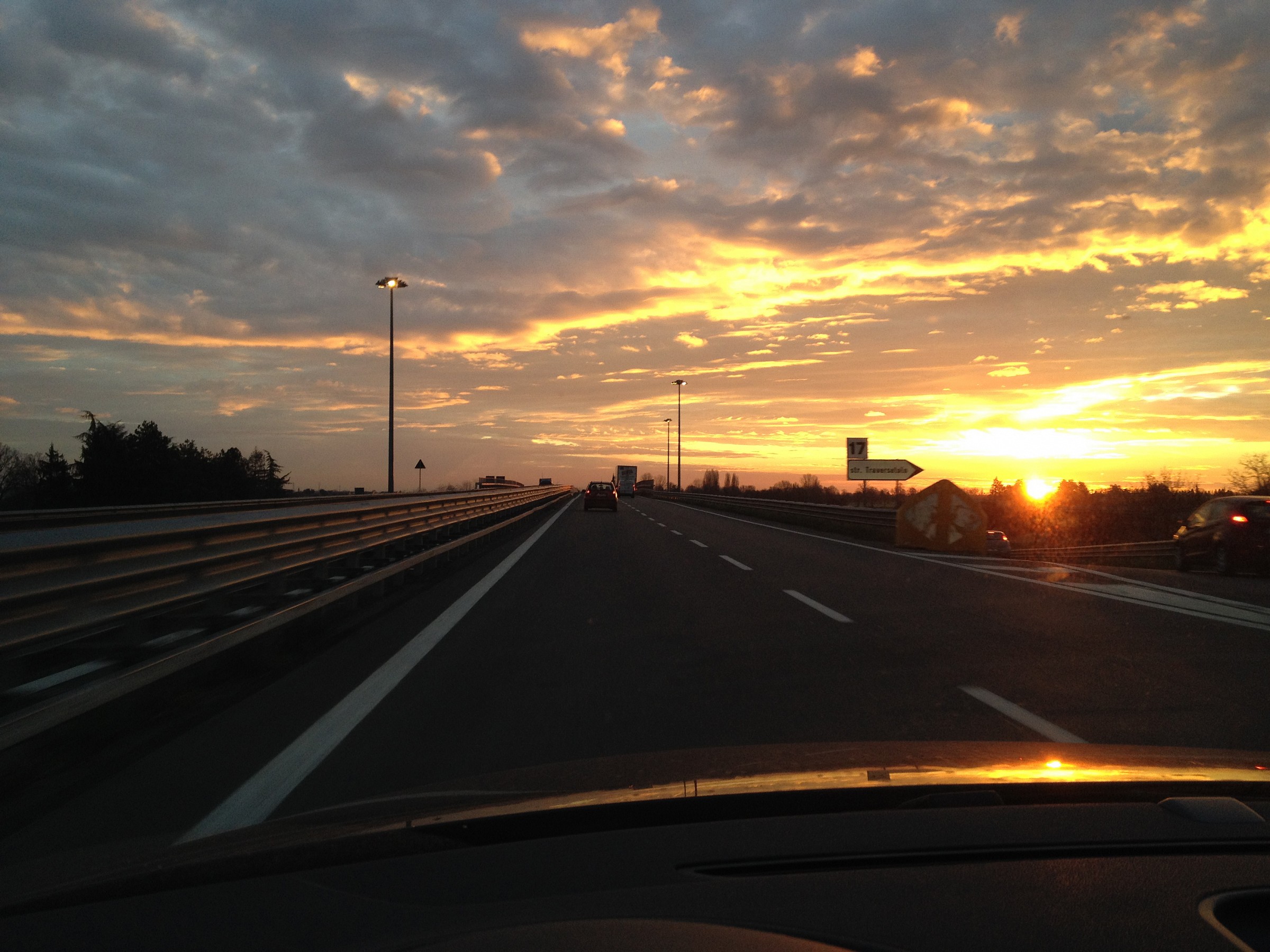 sunrise in tangential