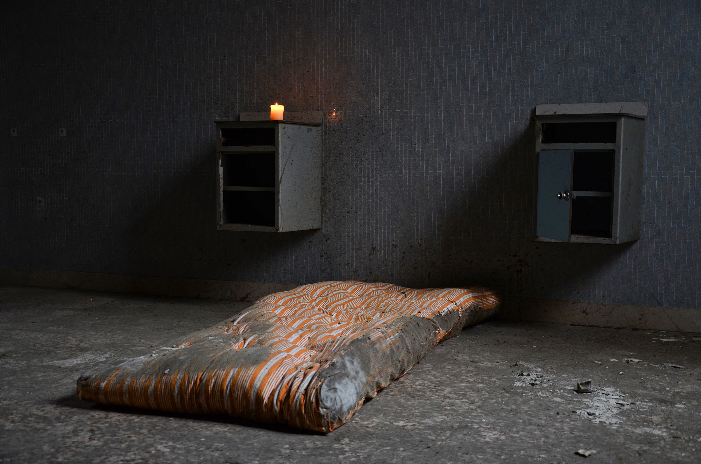 room in the former Asylum Mombello