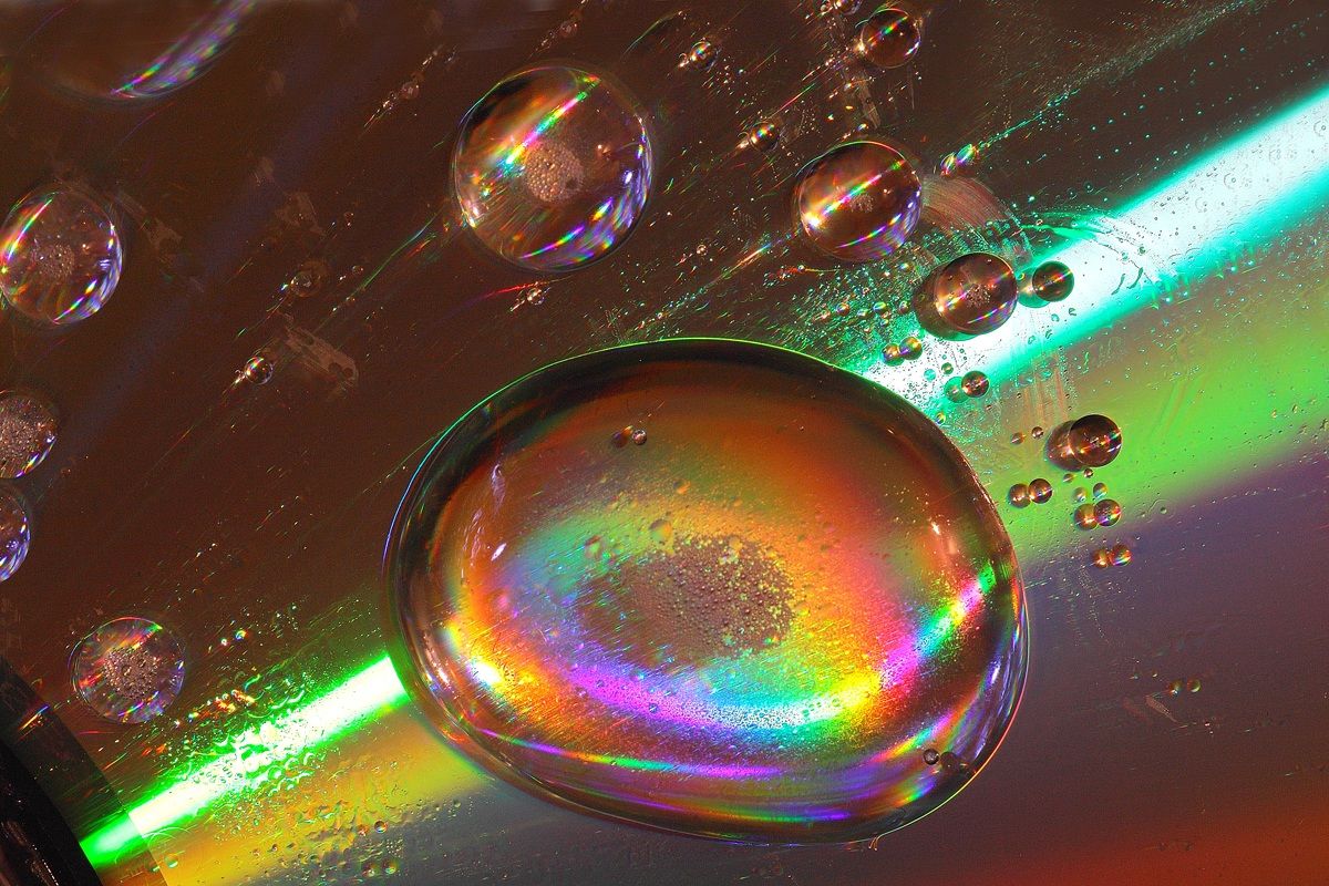 Coloured  bubbles