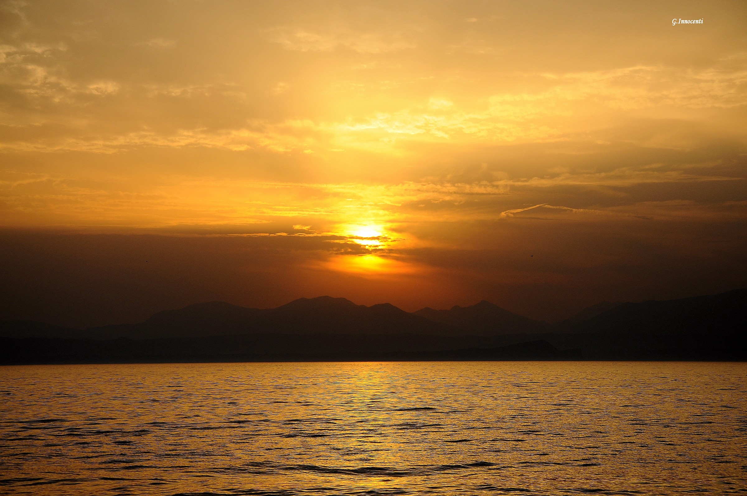 Sunset Lake Garda