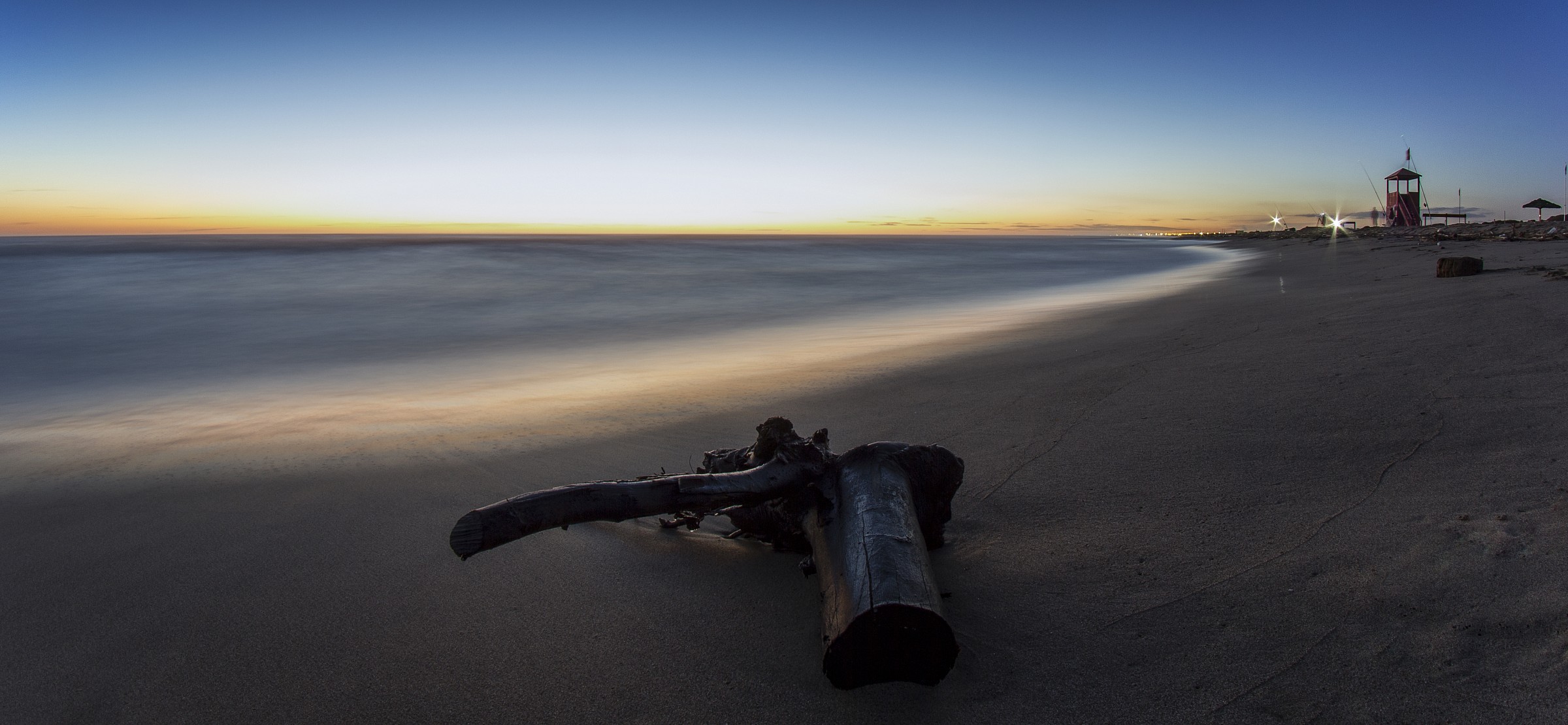 The last light of the day