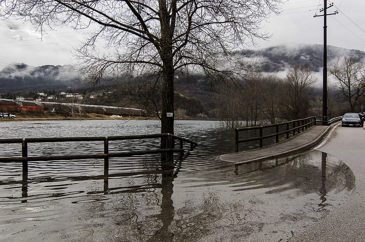 Lago in piena