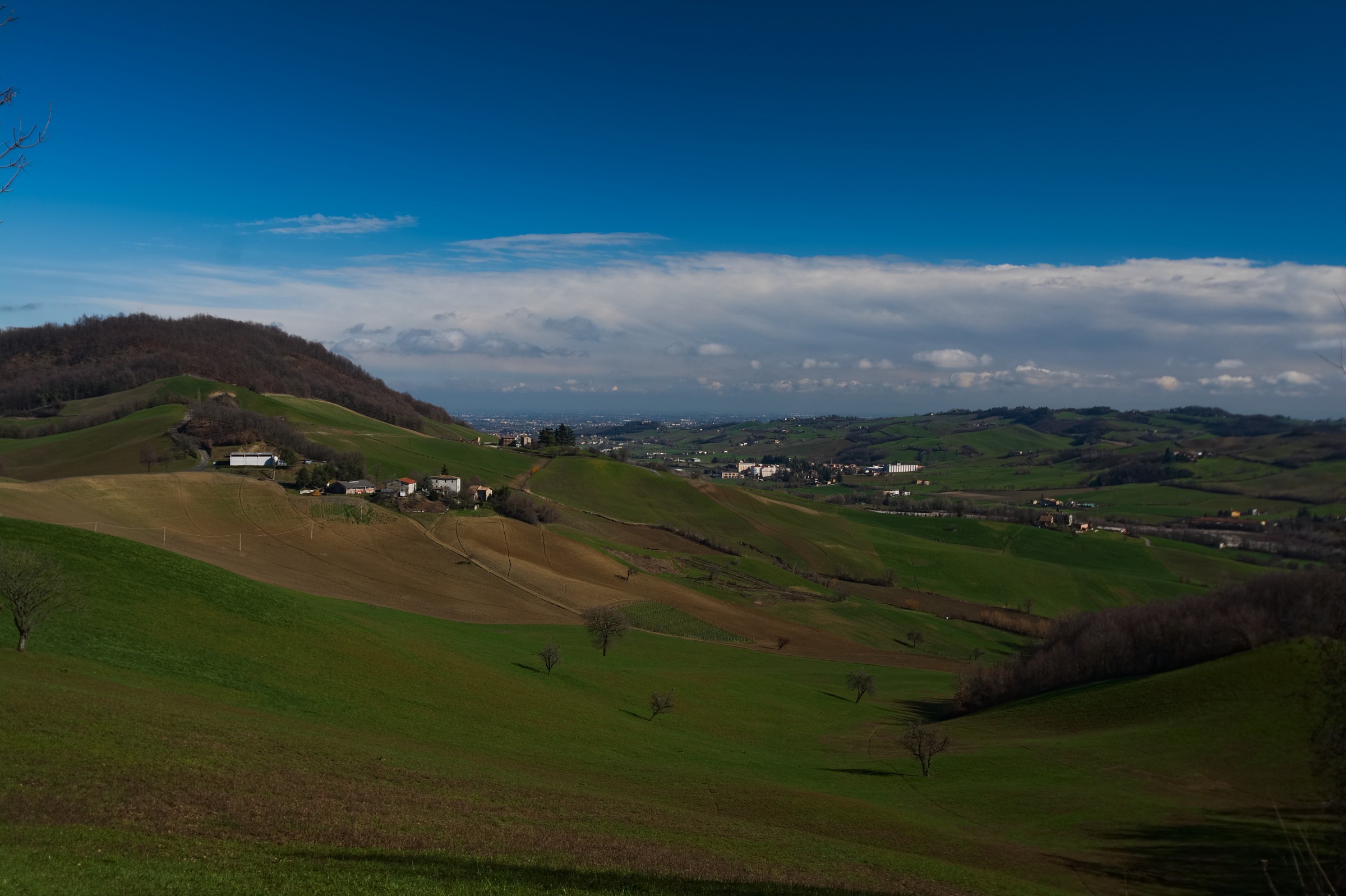 Panorama from the roof of the house