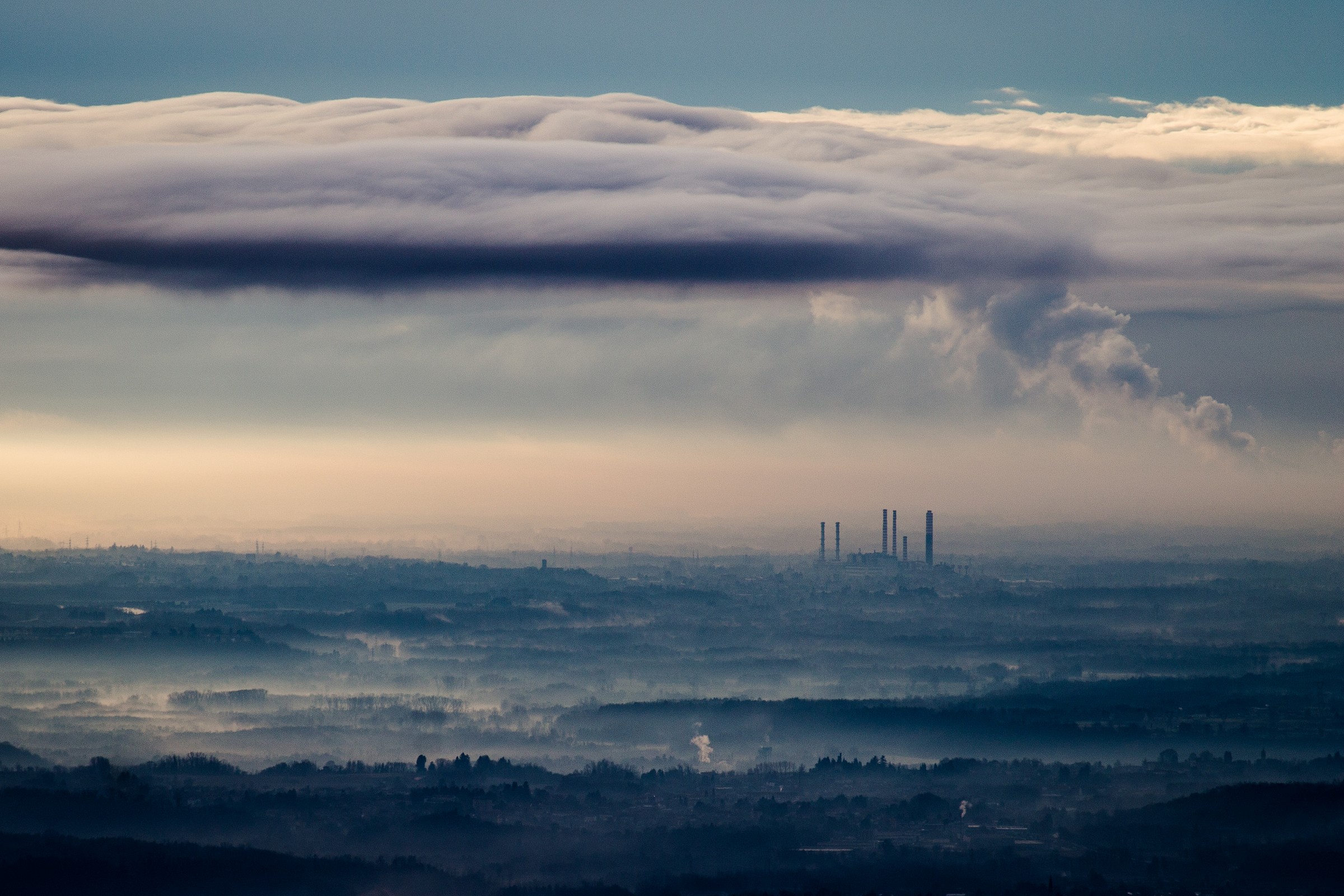 Scorcio della Pianura Padana