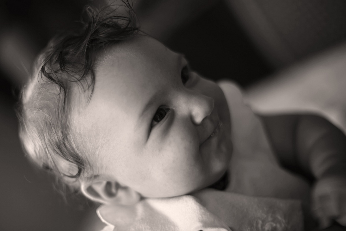 Il suo primo sorriso