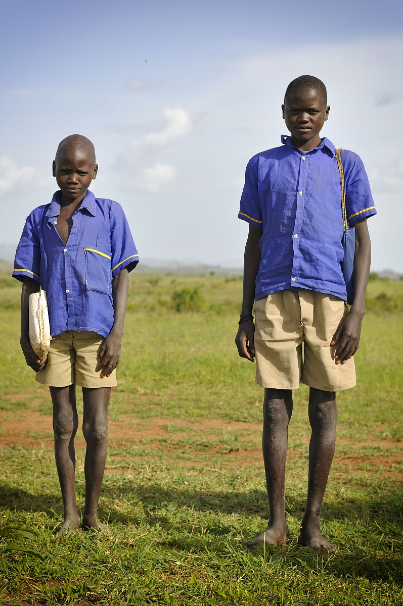 Students in Karamoja (near Kaabong)