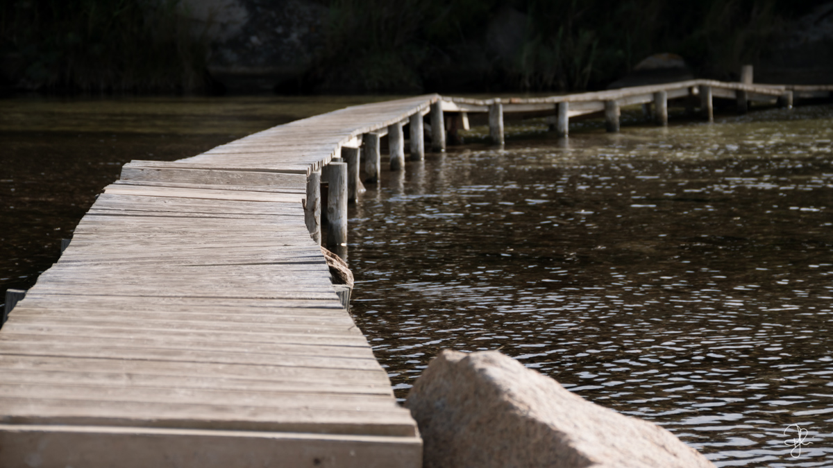 Ponticello sull'Etang de Santa Giulia