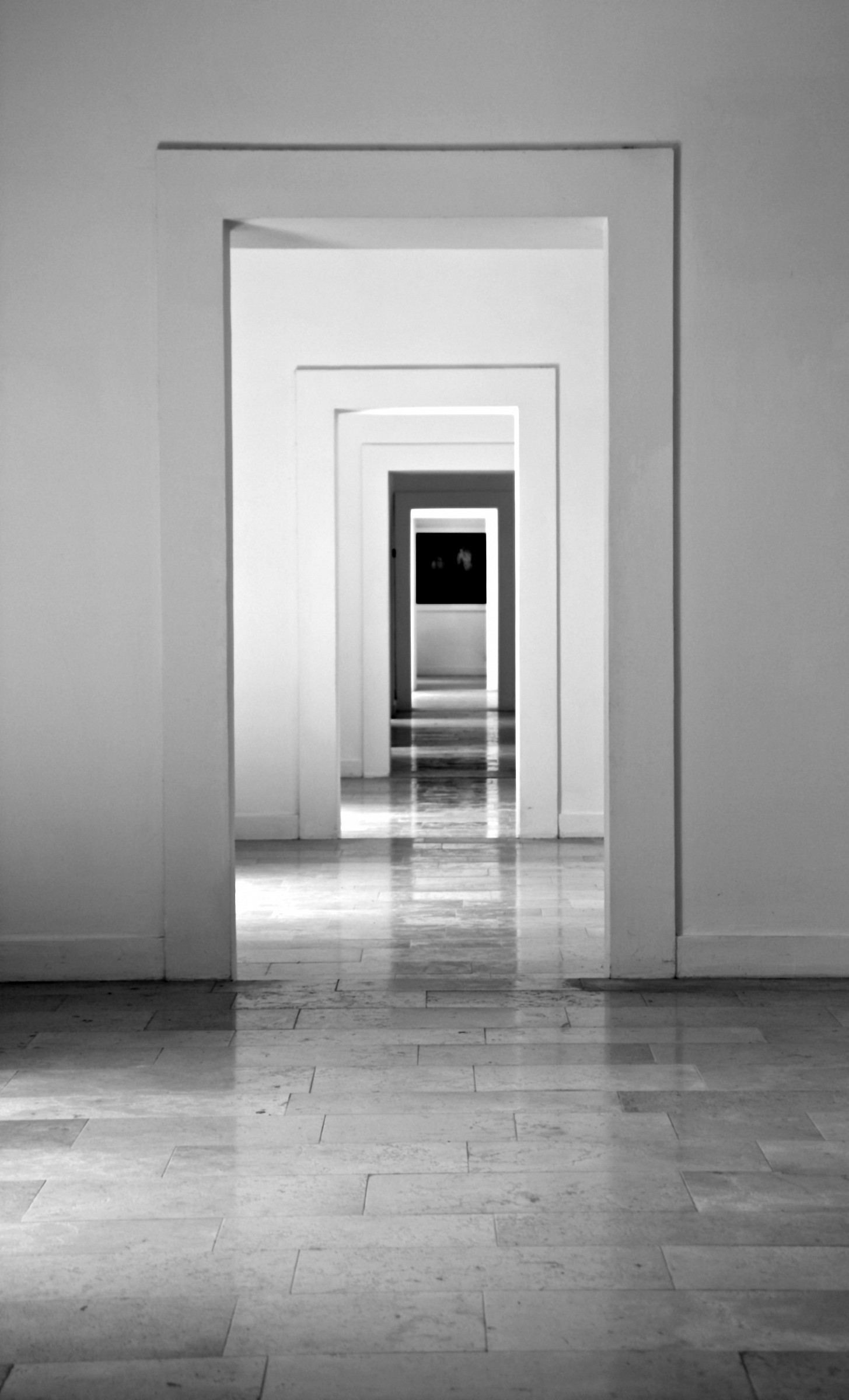 Second door to the right ...