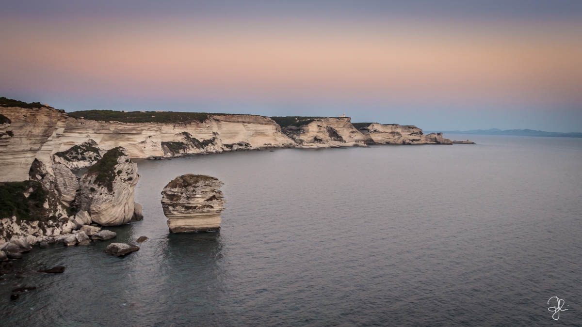 Tramonto estivo a Bonifacio