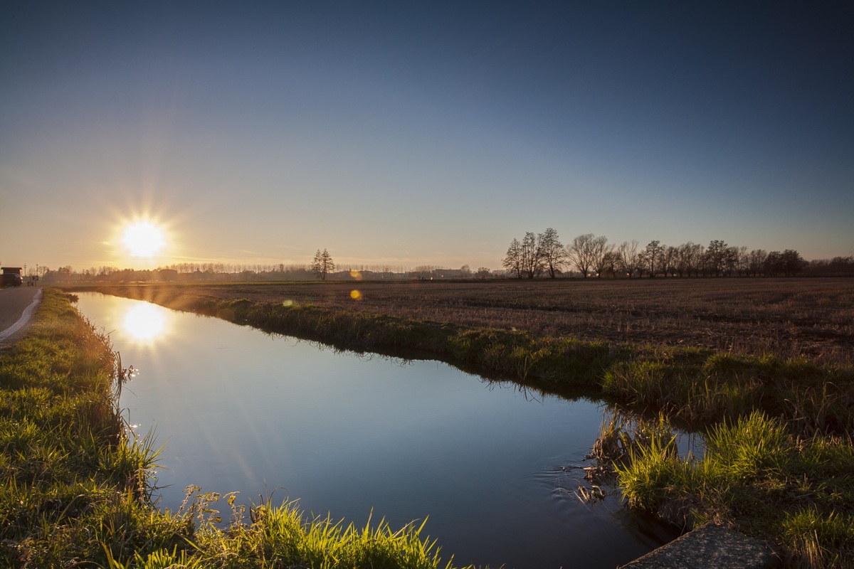 Sunset a Lacchiarella
