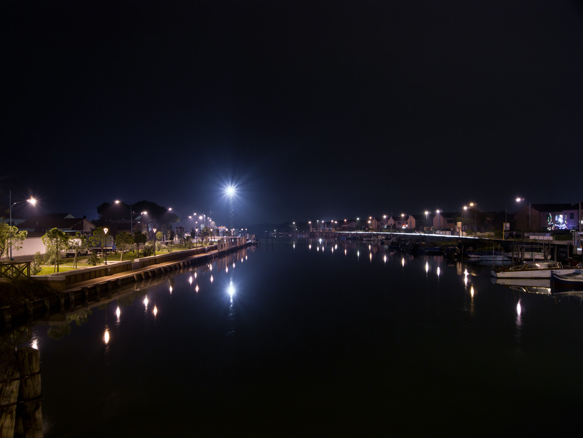 veduta dal ponte di Treporti