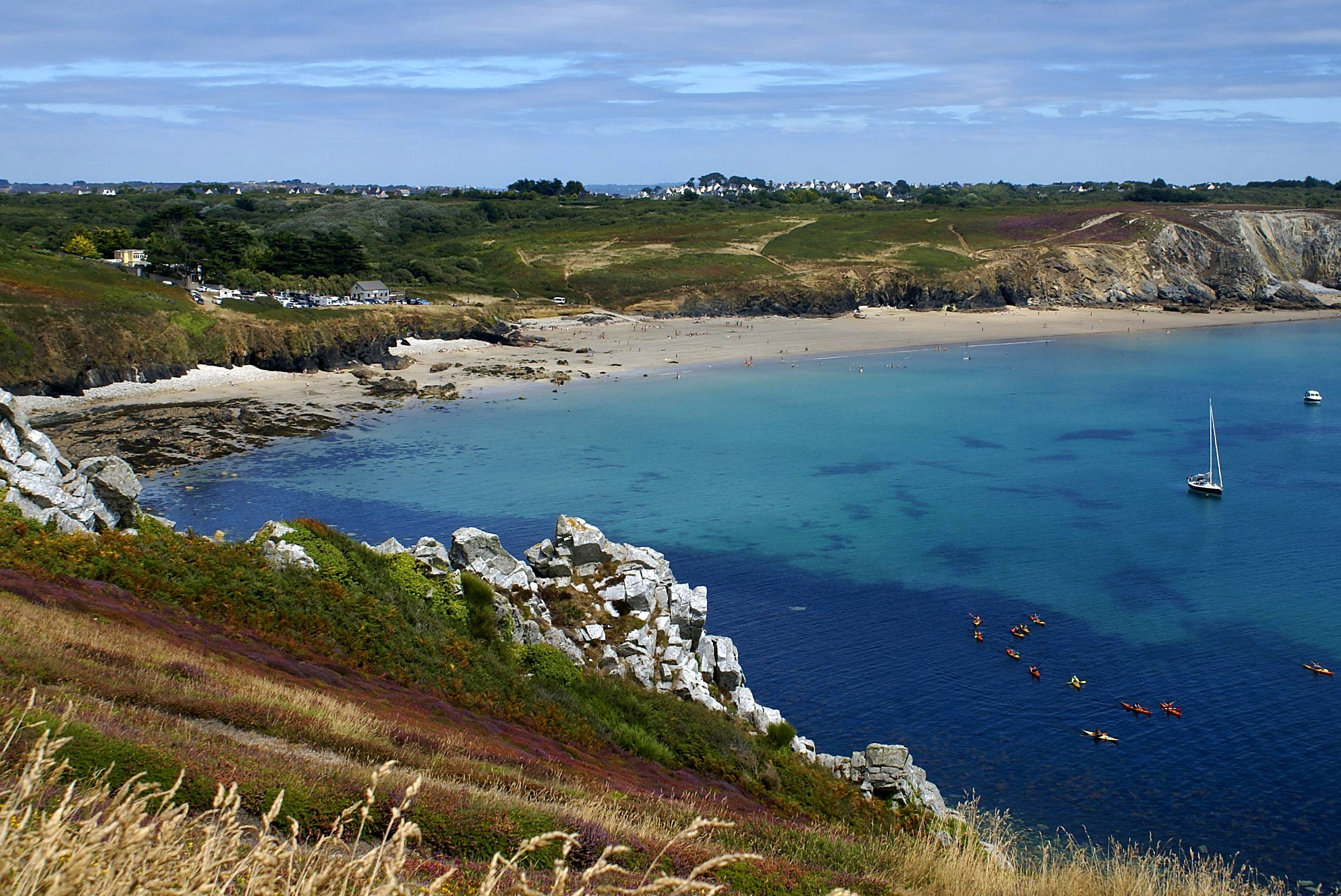 Panorama towards the coast - Pointe du Penhir