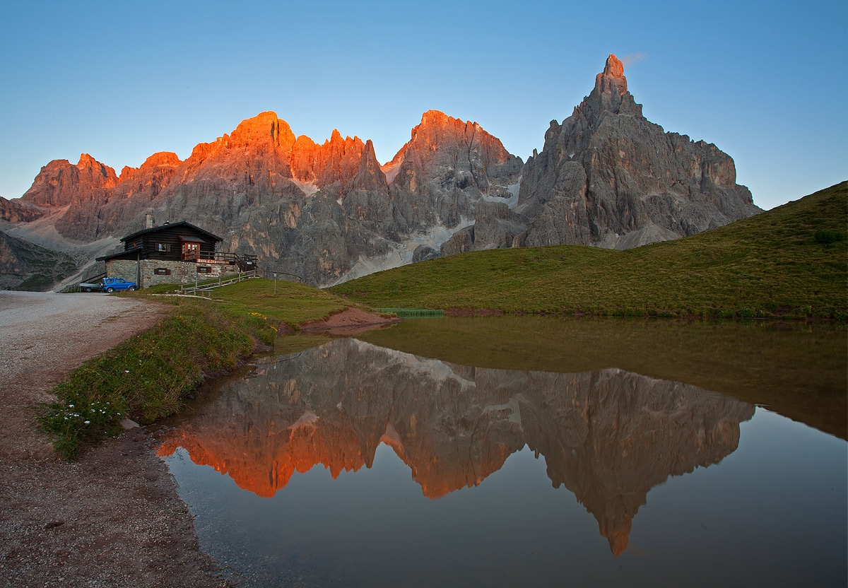Sunset at the Baita Segantini