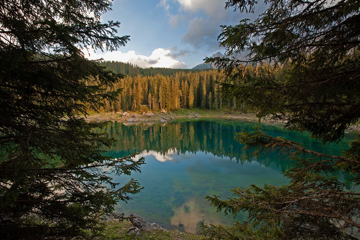 Cartolina dal Lago di Carezza
