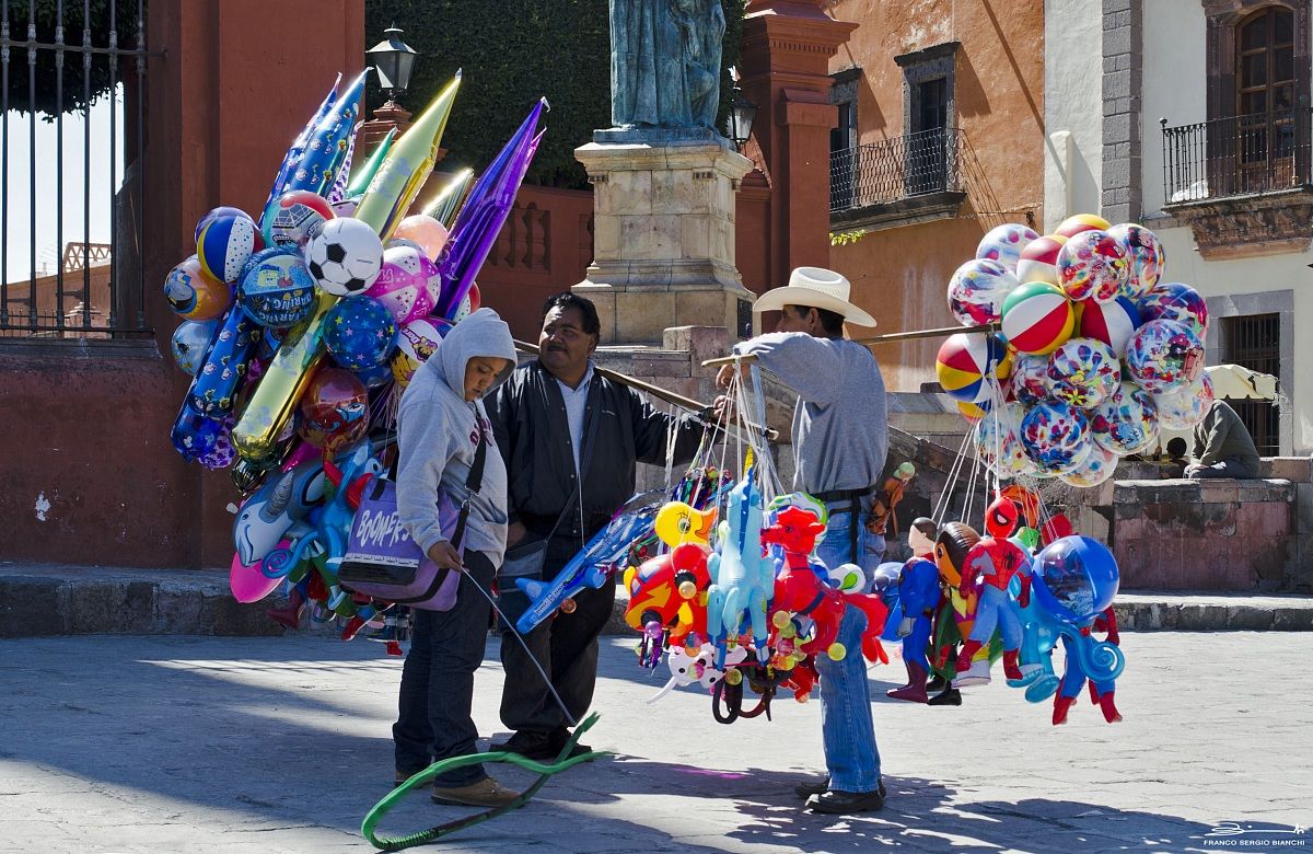Venditori di palloncini - Messico