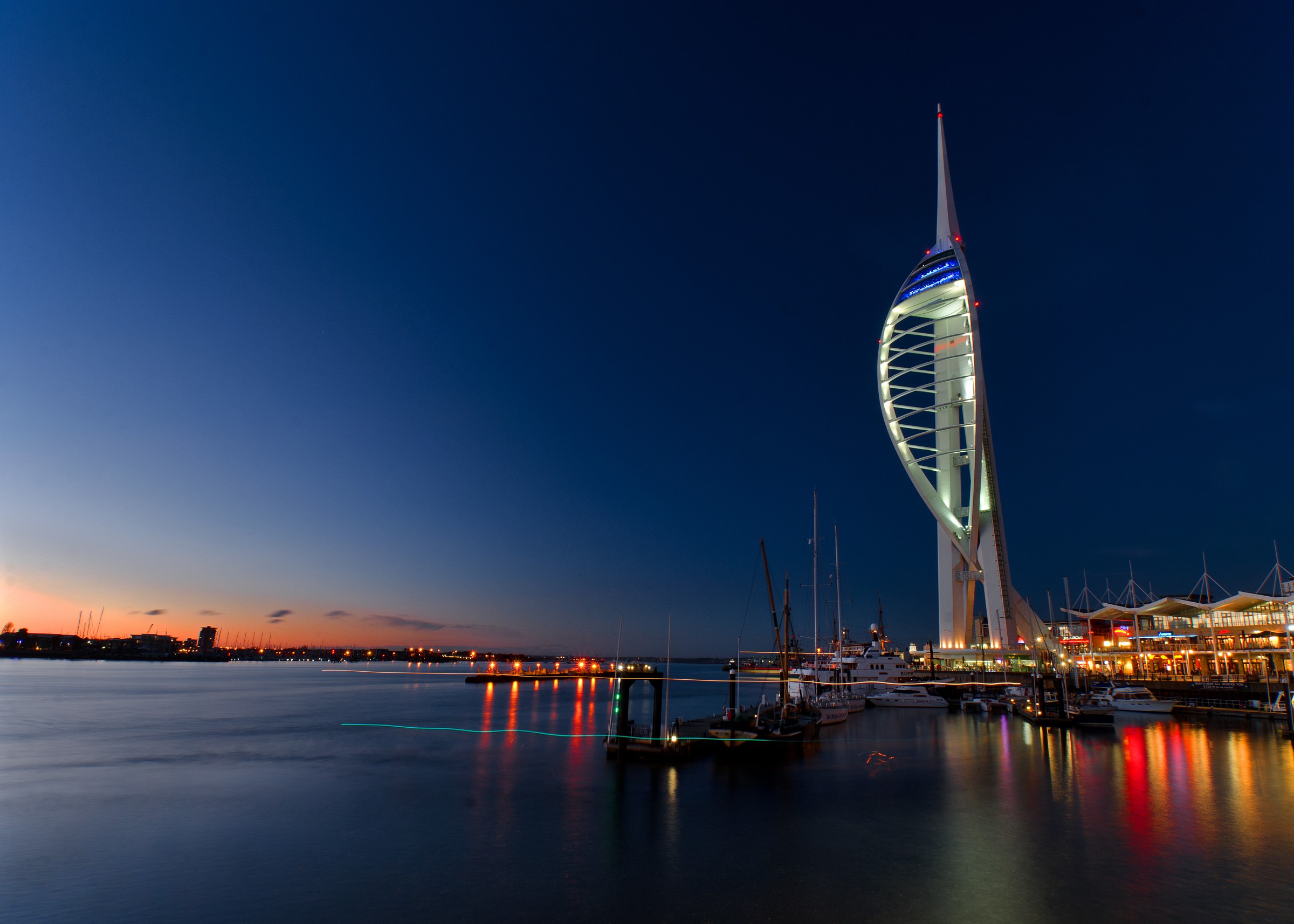 Spinnaker Tower Dusk