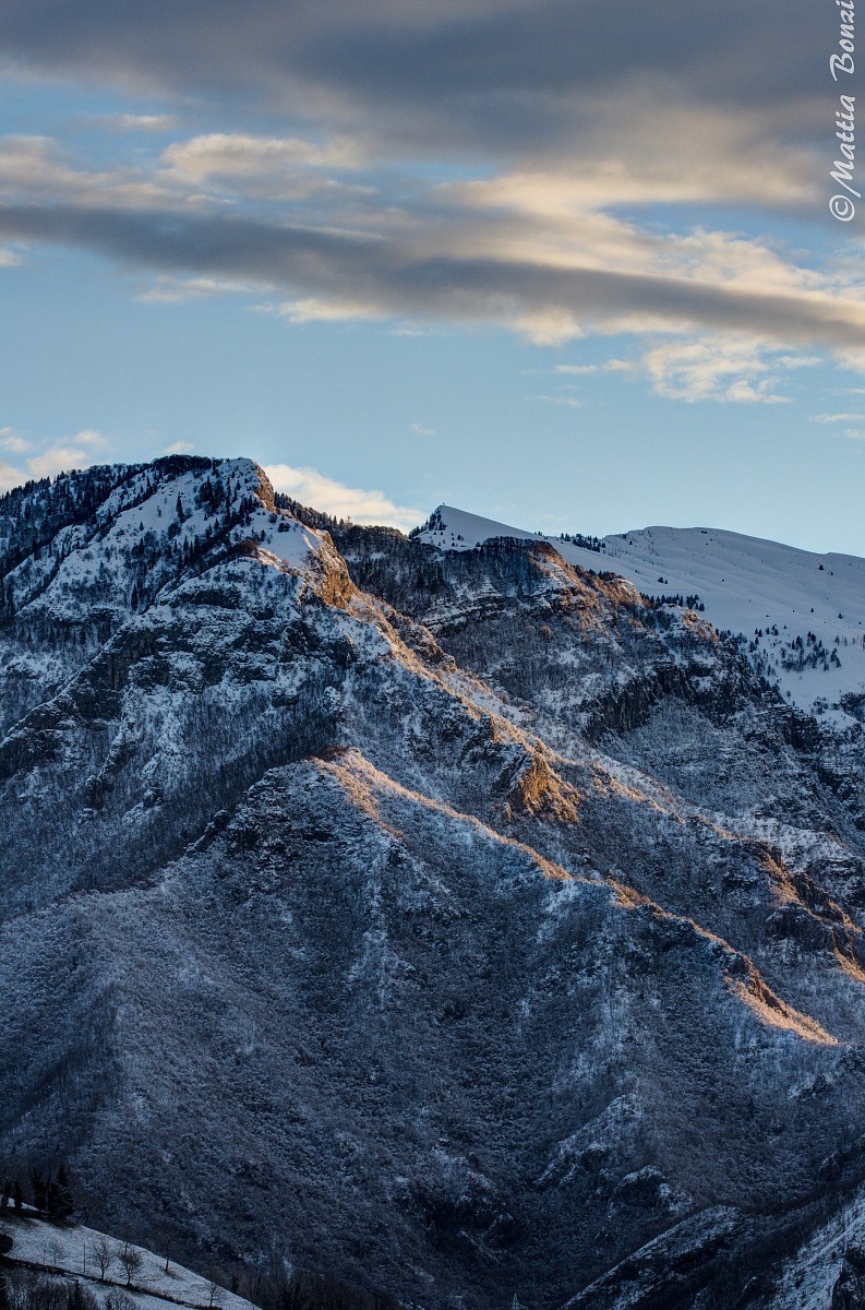 Prime luci sulla cima Ortighera