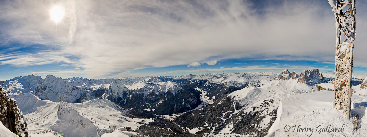 Gran vista dal Sas Pordoi