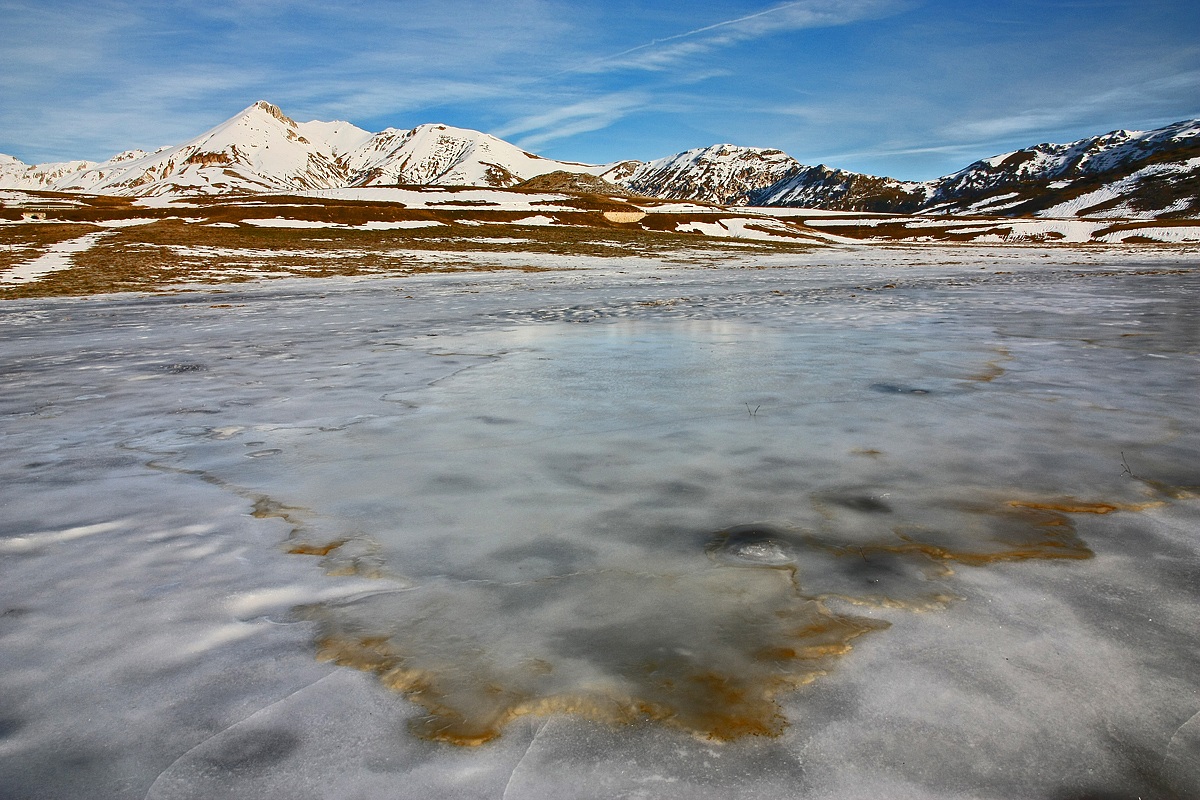 riflessi di ghiaccio