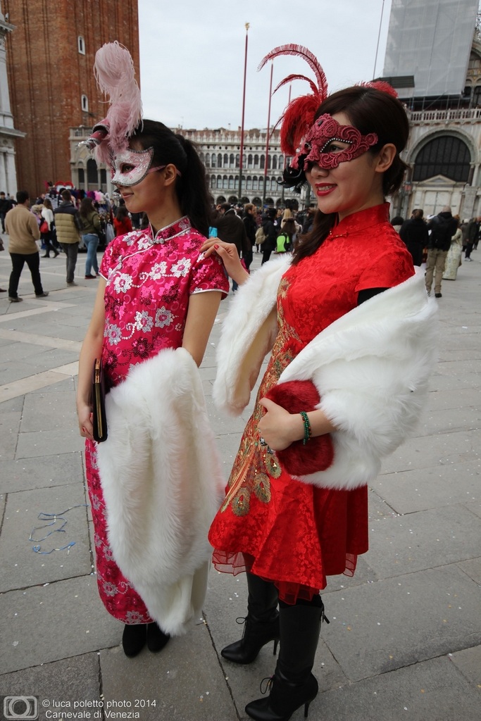 Maschere in Piazza San Marco Venezia